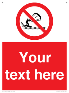 Custom No kite surfing